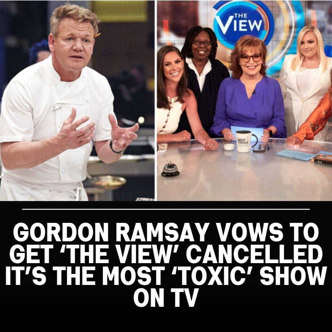 Breaking: Gordon Ramsay Takes Charge, Vows to Get “The View” Cancelled