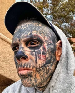Man Spends $70k To Tattoo His Full Body And Eyeballs, But Wait Till You See What He Looked Like Before