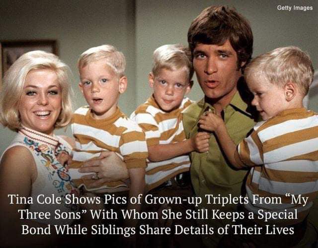 It’s absolutely heartwarming to see how the triplets from “My Three Sons” have grown into such handsome and unrecognizable young men after all these years