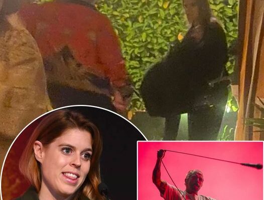 Princess Beatrice spotted partying late at Glastonbury VIP bar