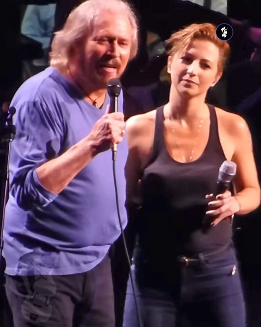 Bee Gees’ Barry Gibb and niece Samantha sing for her late dad in beautiful duet