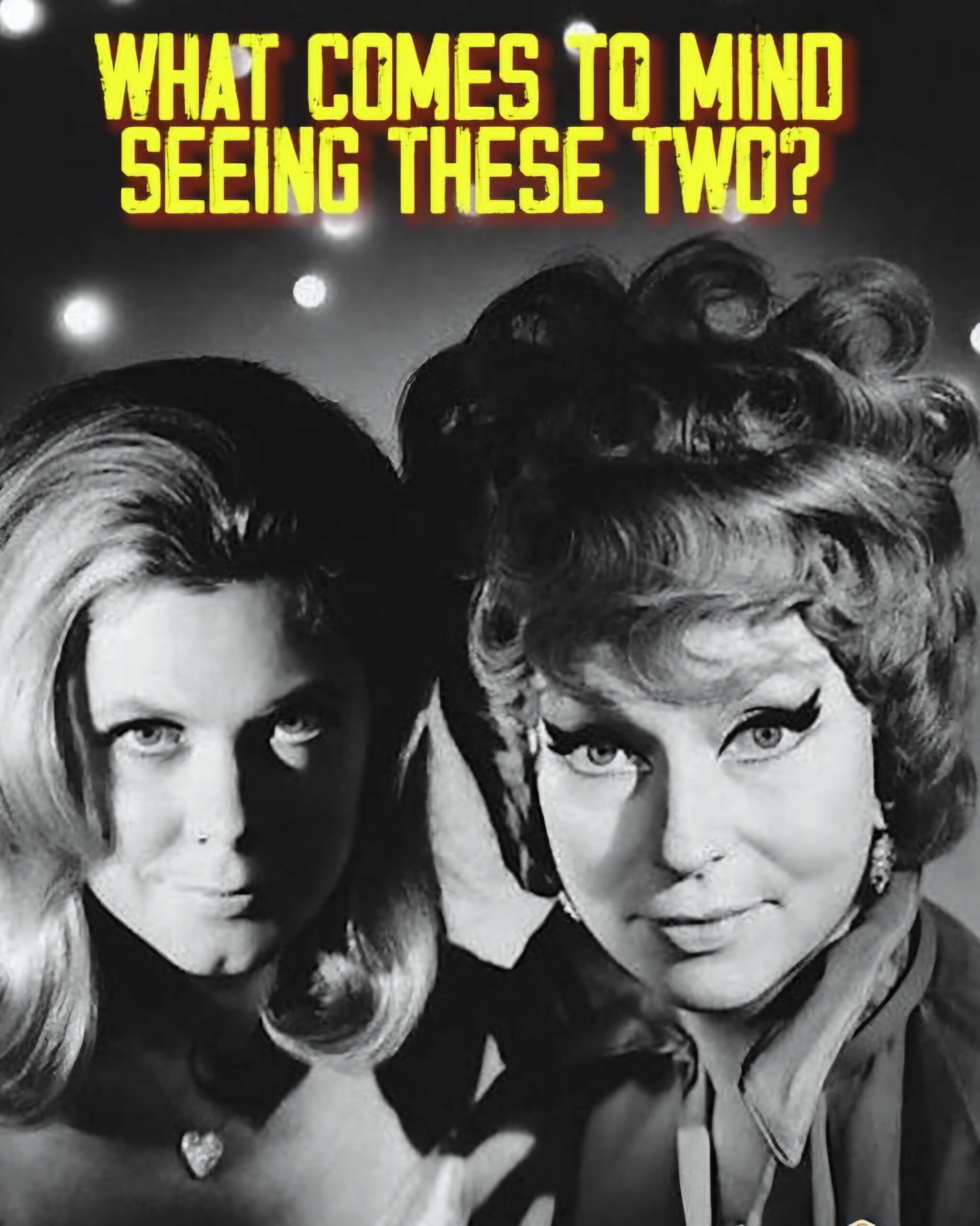 What comes to mind seeing these two?