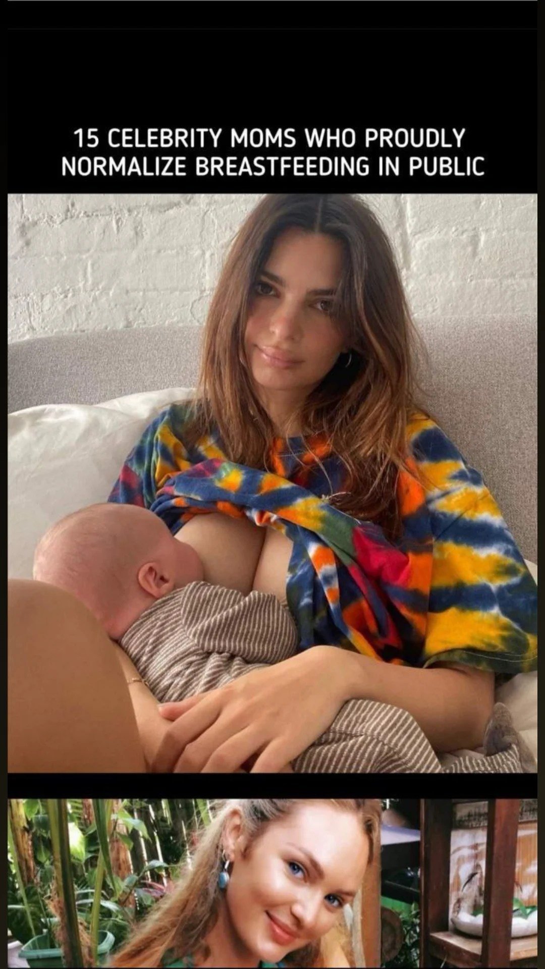 ST. 15 Celebrities That Normalize Breastfeeding In Public