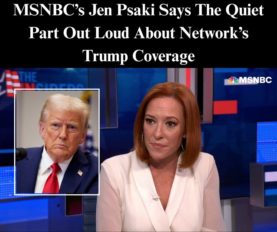 MSNBC’s Jen Psaki Says The Quiet Part Out Loud About Network’s Trump Coverage