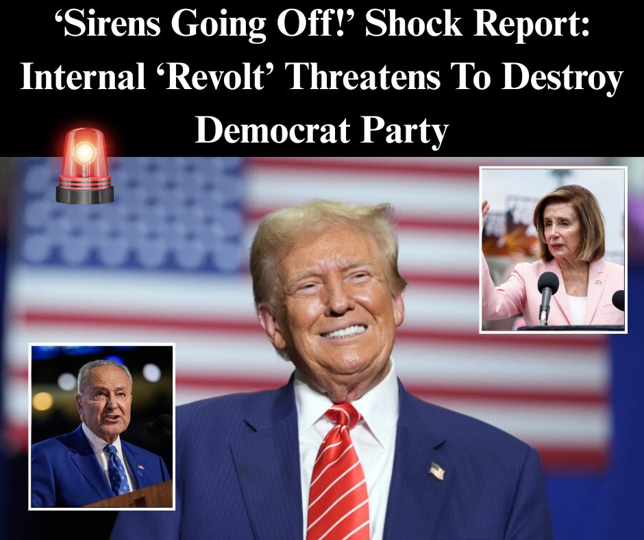 ‘Sirens Going Off!’ Shock Report: Internal ‘Revolt’ Threatens To Destroy Democrat Party