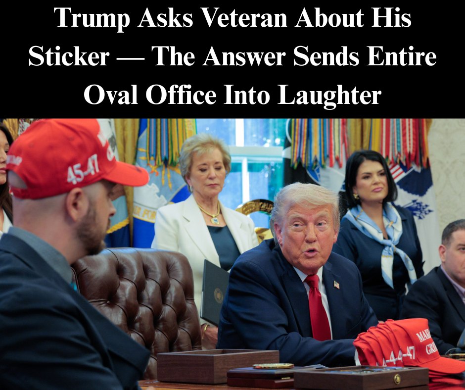Room Erupts When Trump Points Out Veteran Wearing ‘Let’s Go Brandon’ Button