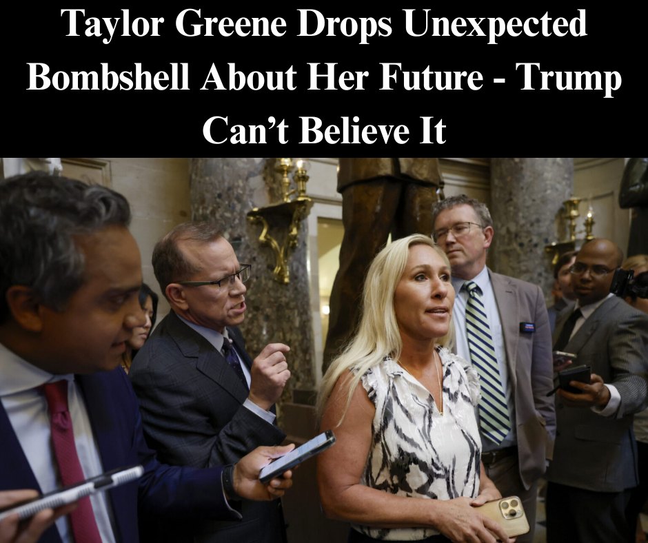 Marjorie Taylor Greene Drops Unexpected Bombshell About Her Future