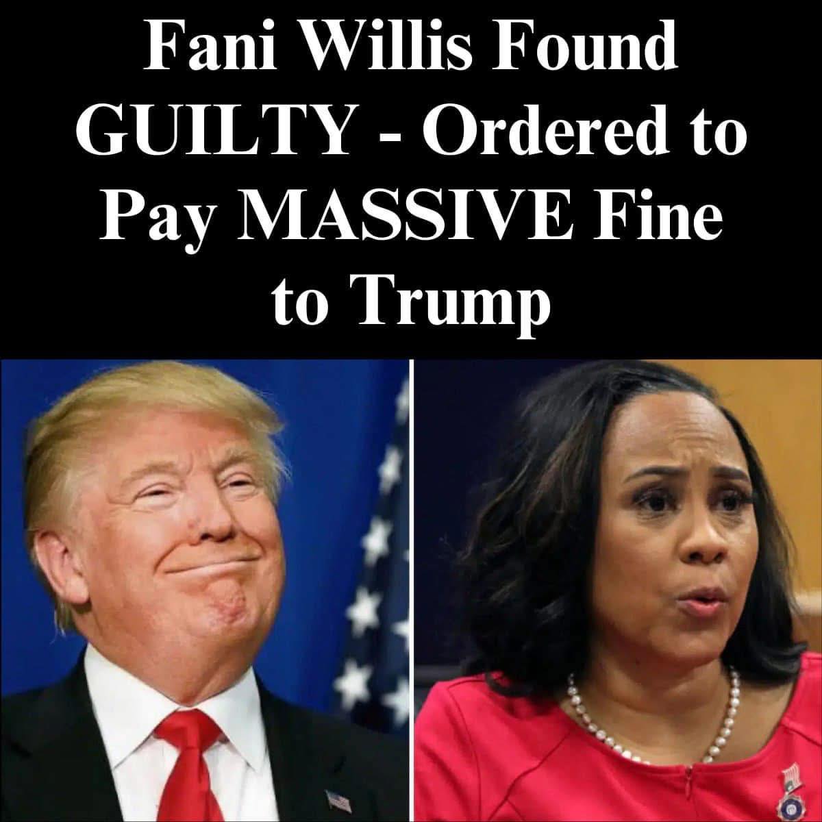 DA Willis Ordered To Pay Big Fine For Violations In Trump Case