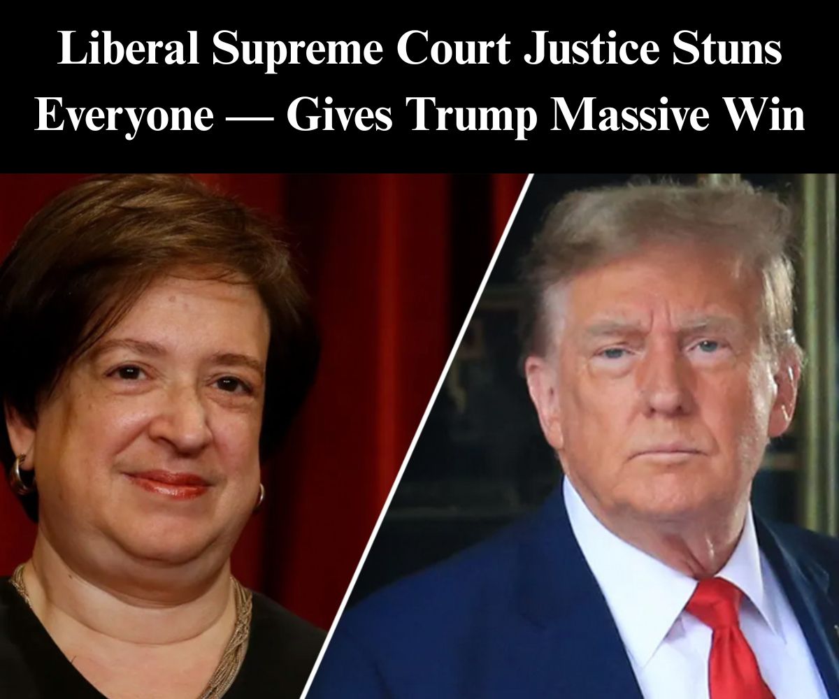 Liberal Supreme Court Justice Sides With Trump Administration In Key Case