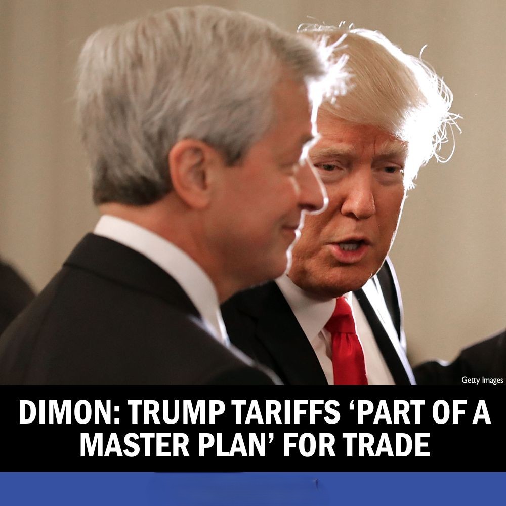 Dimon: Trump Tariffs ‘Part of a Master Plan’ for Trade