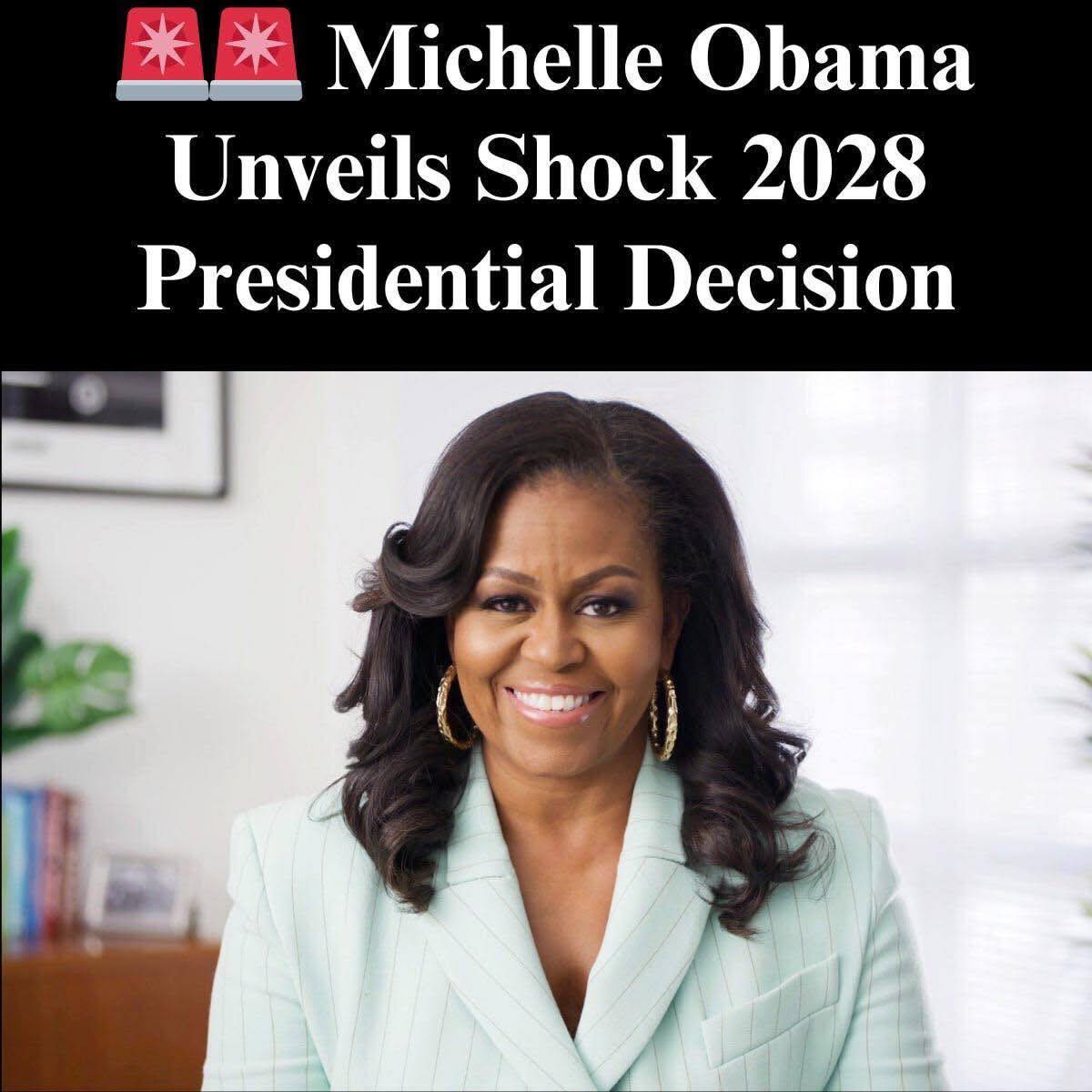 Michelle Obama Addresses 2028 Presidential Run Rumors