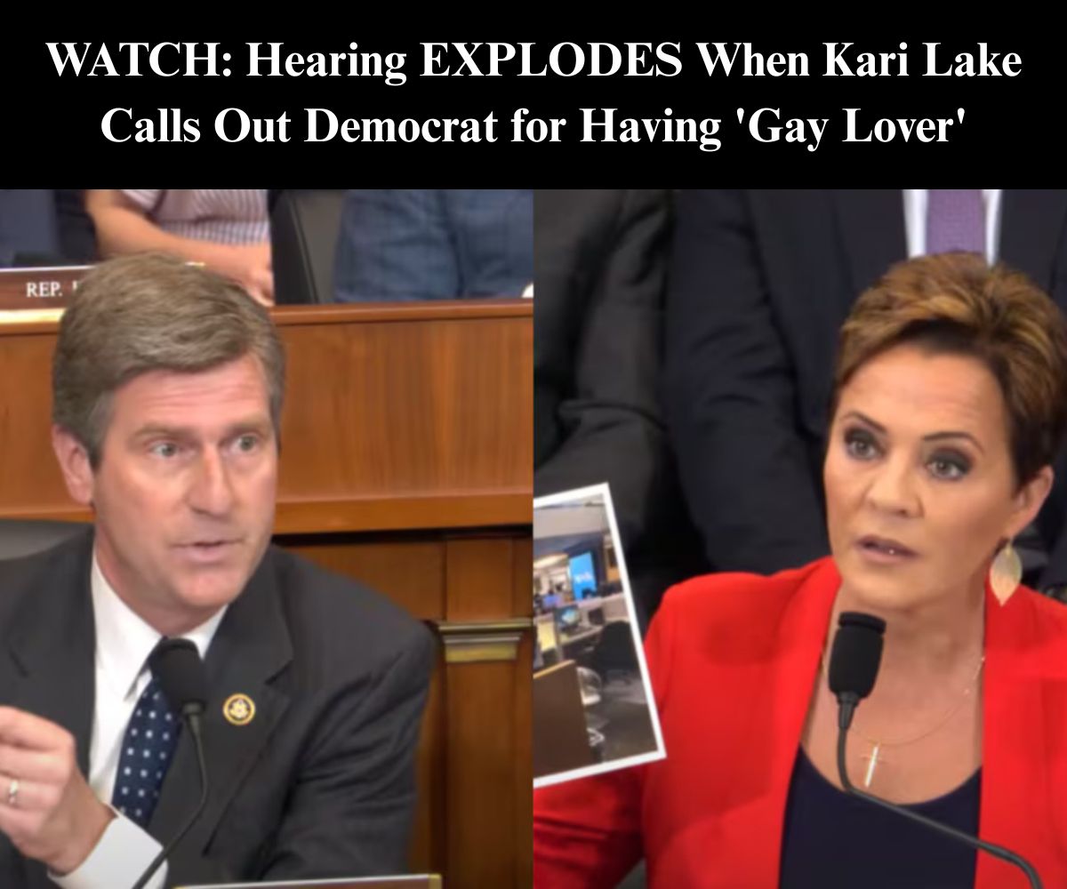 Dem Erupts After Kari Lake Mentions ‘Gay Lover’ Allegations Against Him