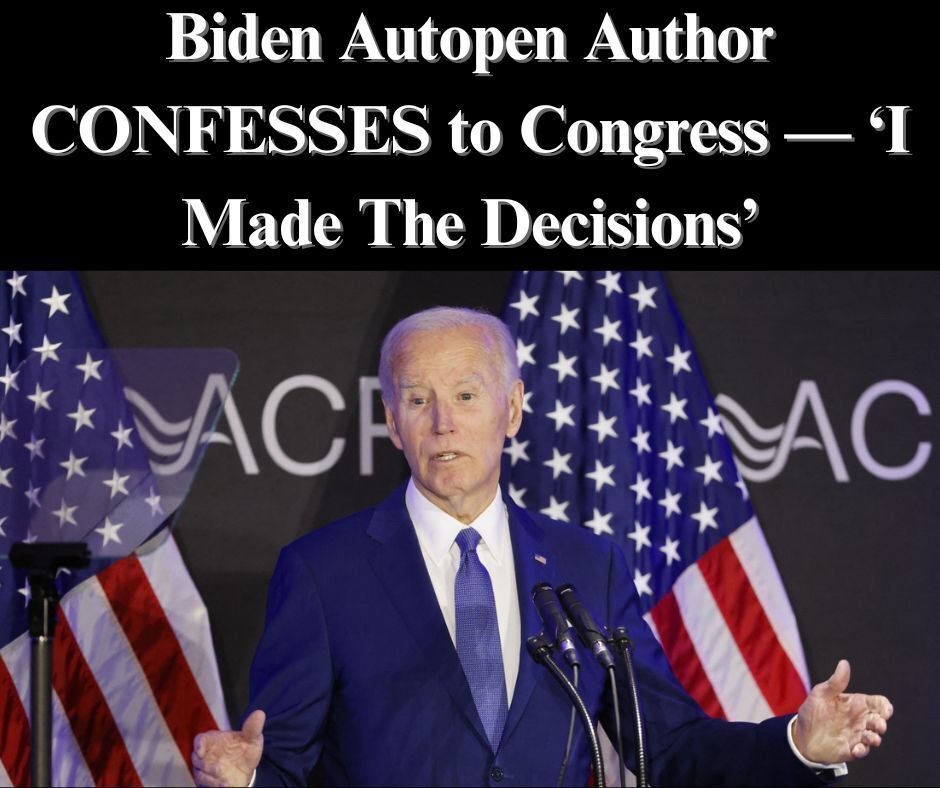 Ex-Biden Aide Admits To House She Was Authorized To Use Autopen