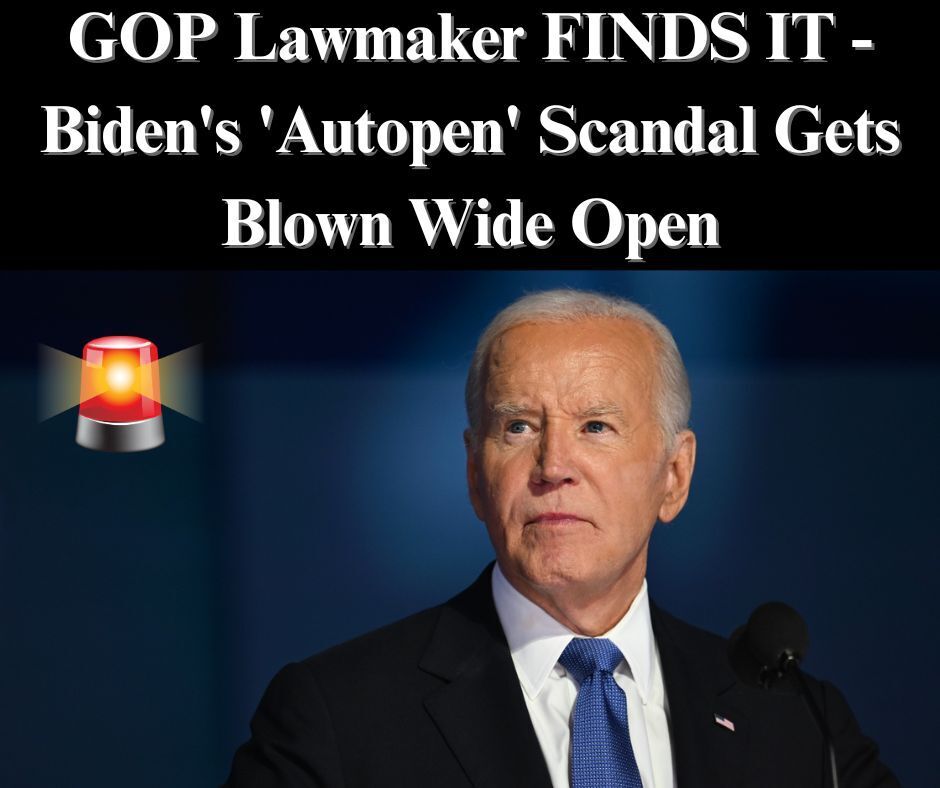 GOP Senator Moves To Blow Biden Autopen Scandal ‘Wide Open’