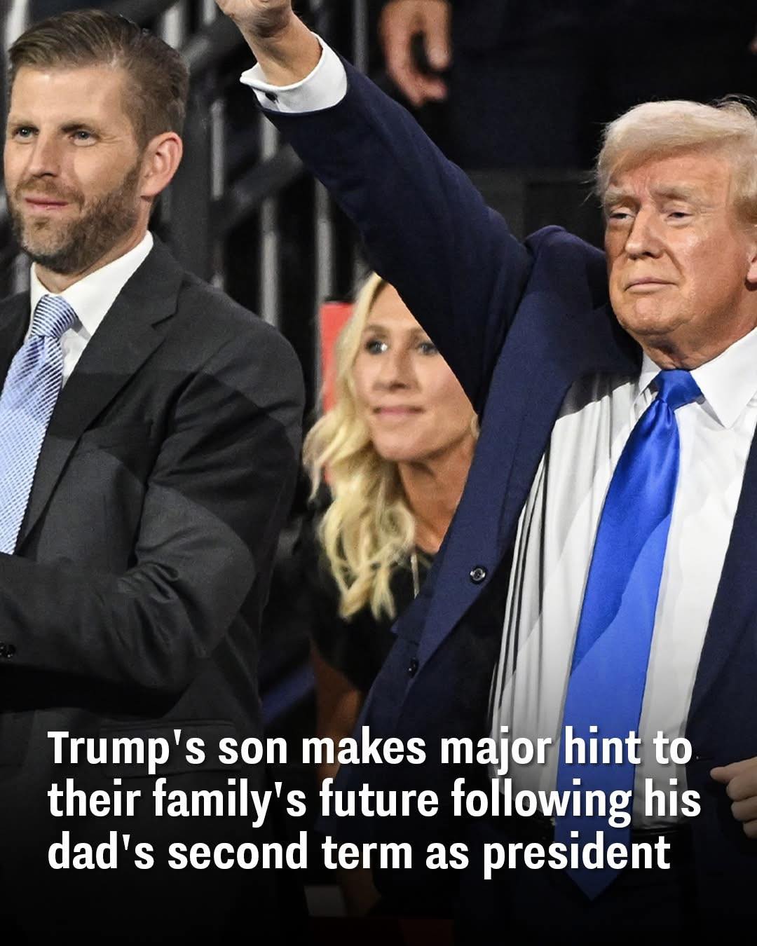 son makes major hint to their family’s future