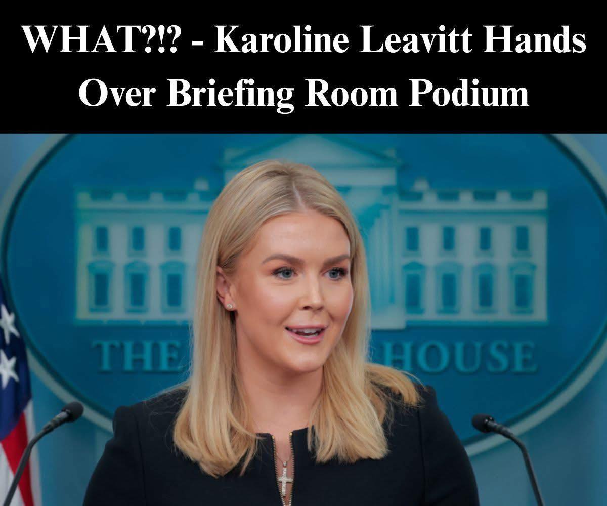 Karoline Leavitt Turns Over Briefing Room Podium To 9-Year-Old Cancer Patient