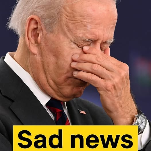 Joe Biden with tears in his eyes make the sad announcement…