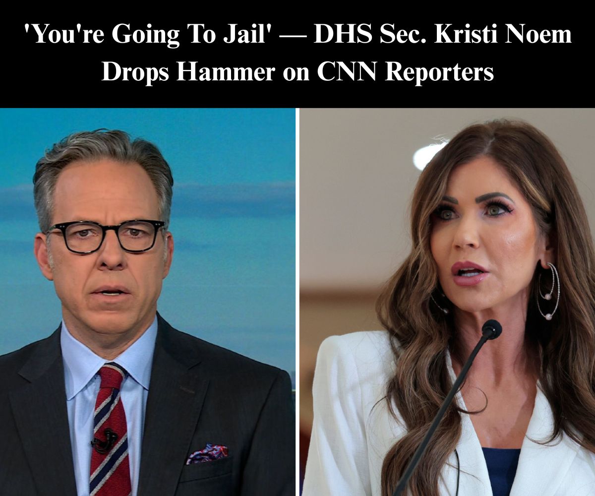 Noem Supports Criminal Charges Against CNN For Anti-ICE App Promo