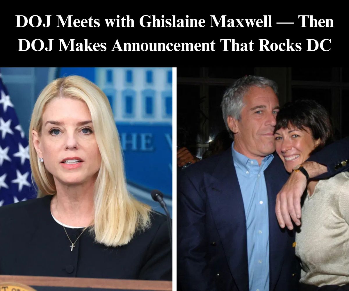 DOJ Interviews Ghislaine Maxwell As Epstein File Backlash Grows