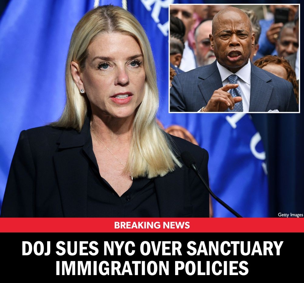 🔥 “Feds Sue NYC Over Sanctuary Laws — The Immigration Battle Just Got Personal!”