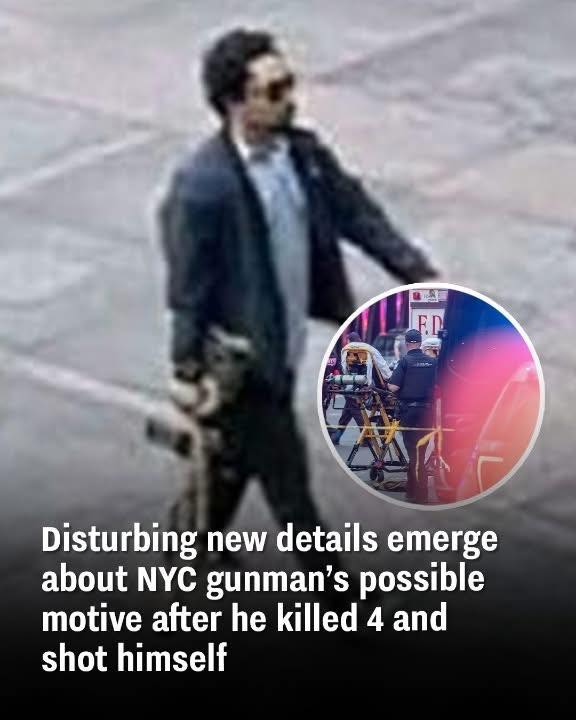 Disturbing new details emerge about NYC gunman’s possible motive after he killed 4 and shot himself
