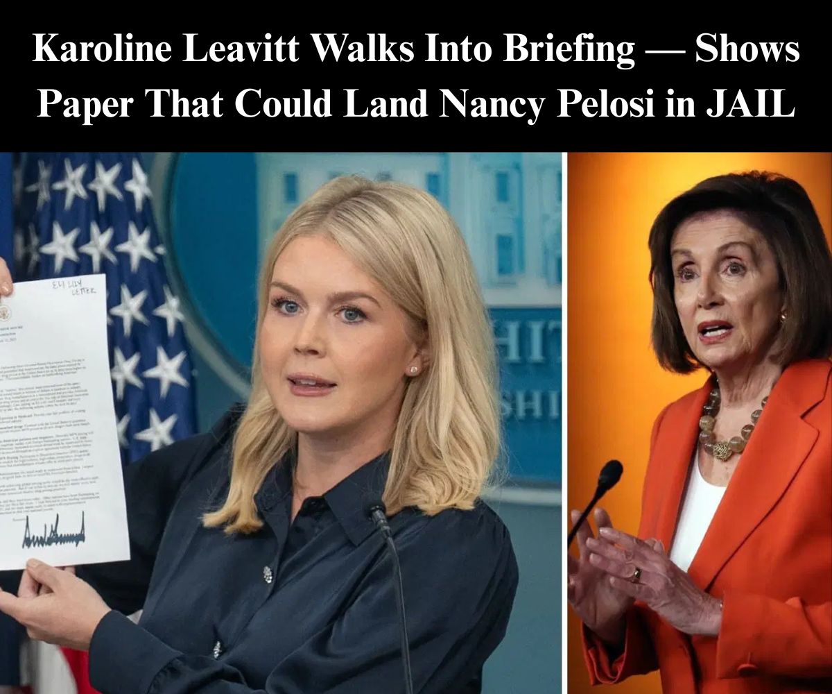 Leavitt Slams Pelosi Over Stock Trades As Trump, Hawley Reconcile On Ban Effort