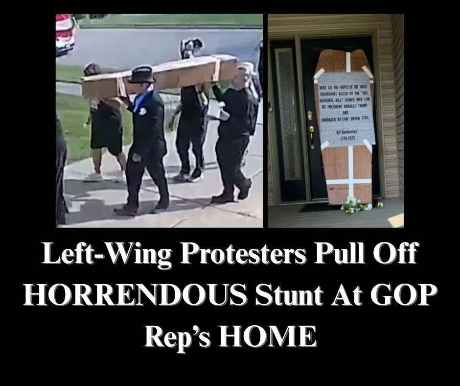 Left-Wing Protesters Pull Disturbing Stunt at GOP Lawmaker’s Home