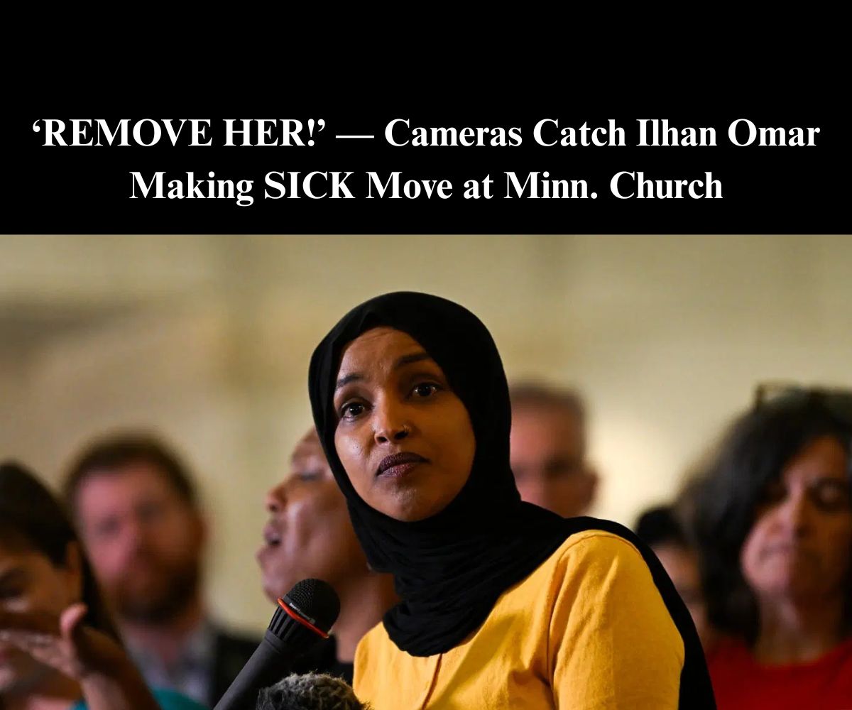 Cameras Catch Ilhan Omar Laughing at Site of Minn. Church Tragedy