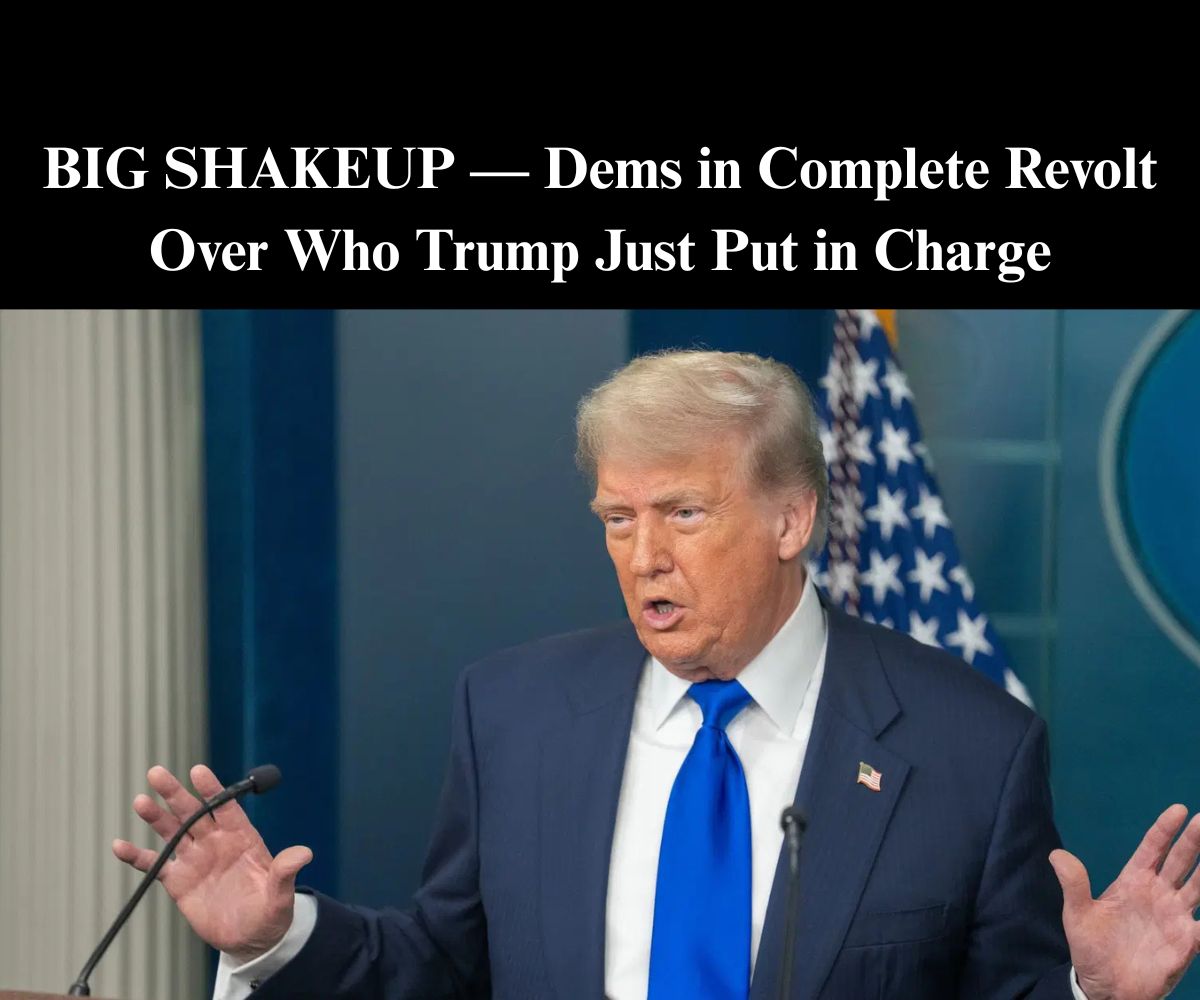 SHAKE-UP: Dems Revolt Over Who Trump Just Put in Charge