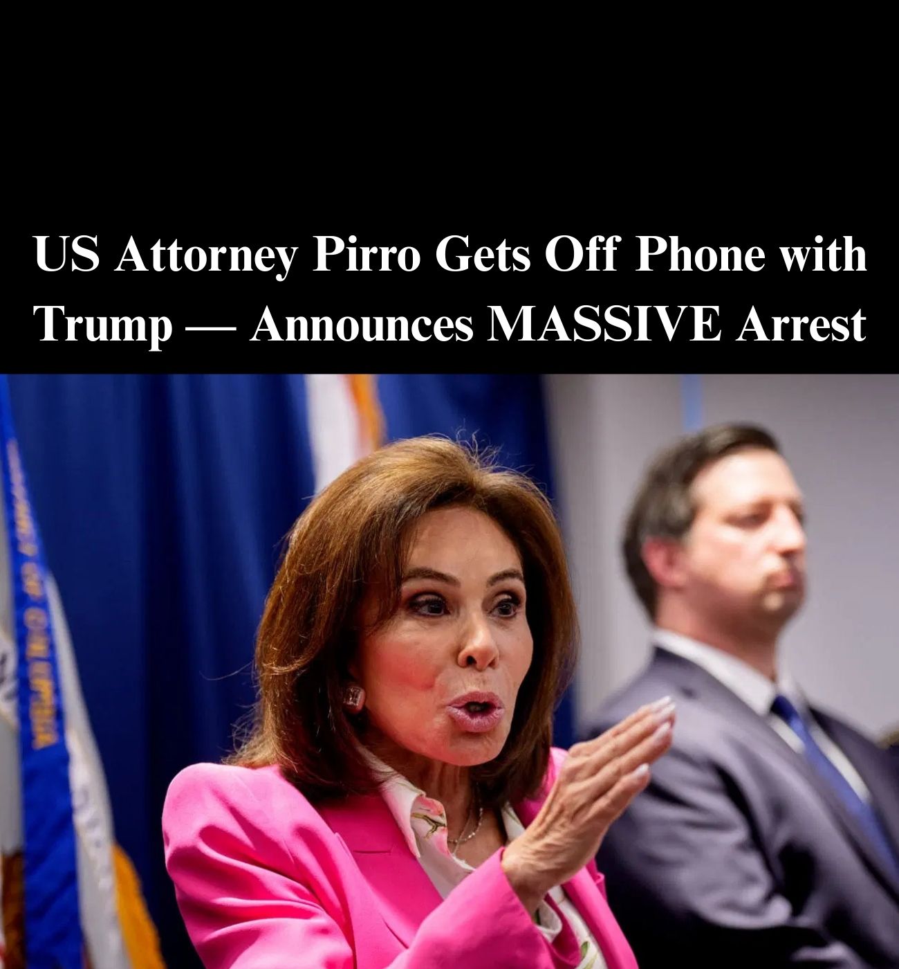 Pirro Announces New Arrests In DC As Part Of Trump Crime Crackdown