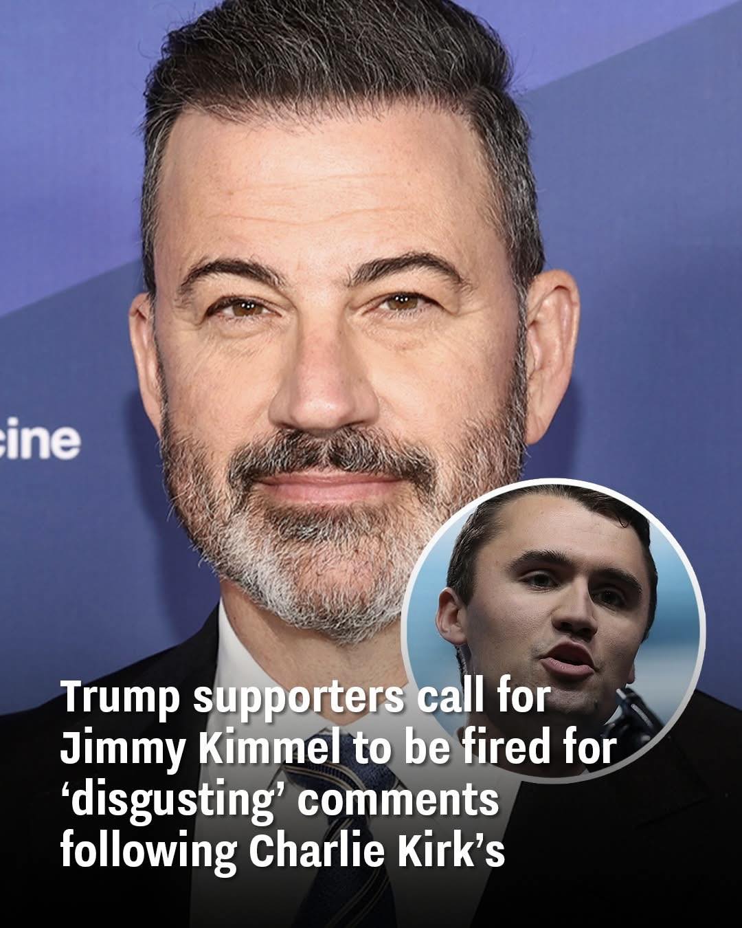Trump Supporters Call for Jimmy Kimmel’s Firing Over ‘Disgusting’ Remarks About Charlie Kirk’s Assassination