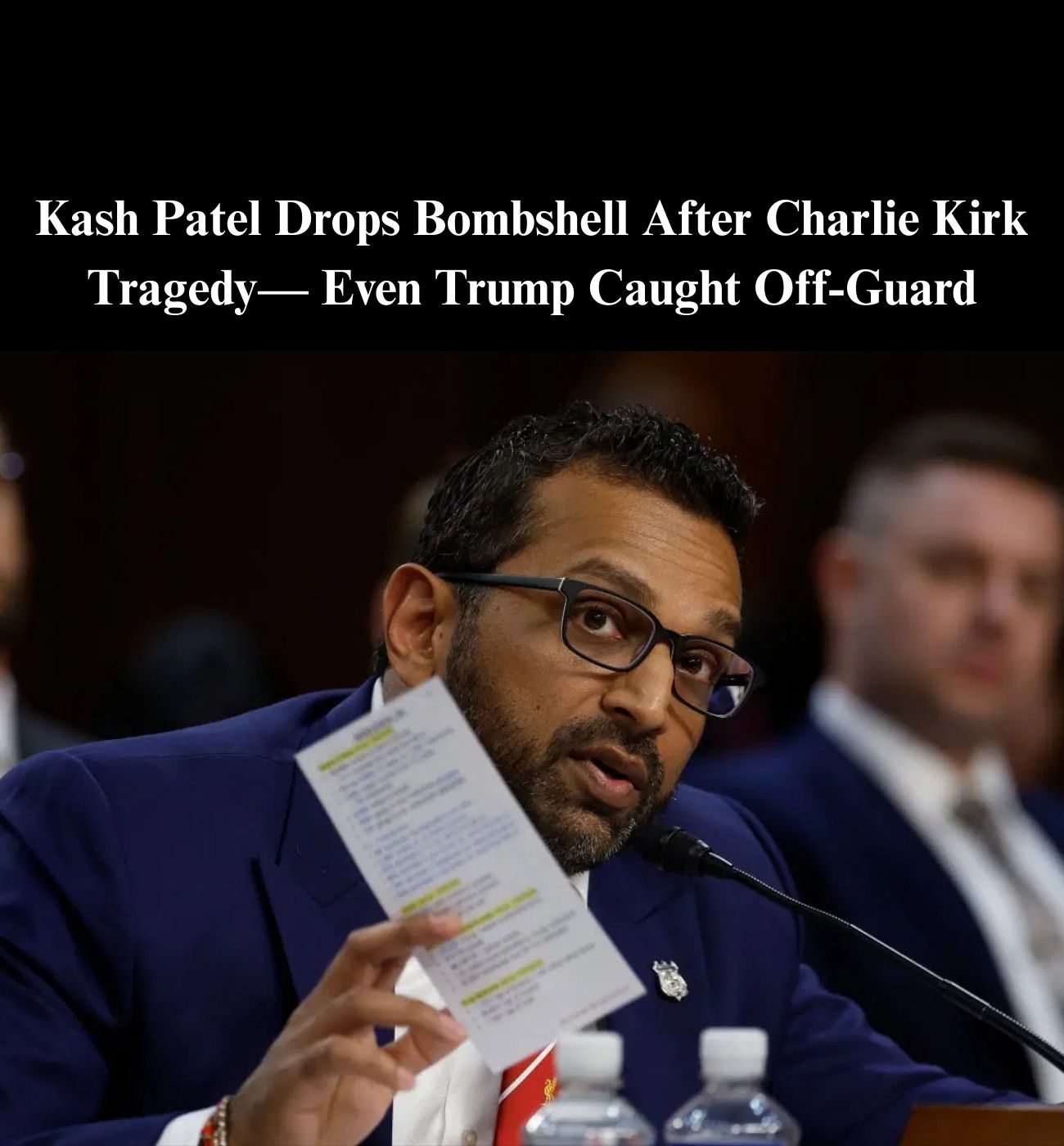 Patel Says U.S. Border With Canada Now Bigger Natl. Security Threat