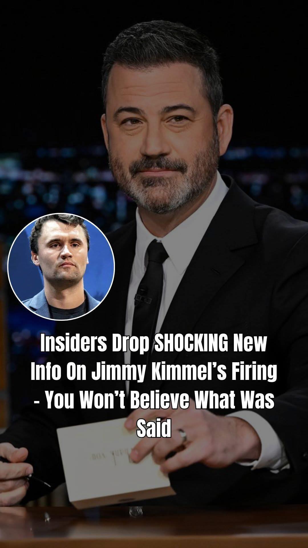 Kimmel Firing About More Than Just MAGA Accusation Over Kirk Shooting: Report