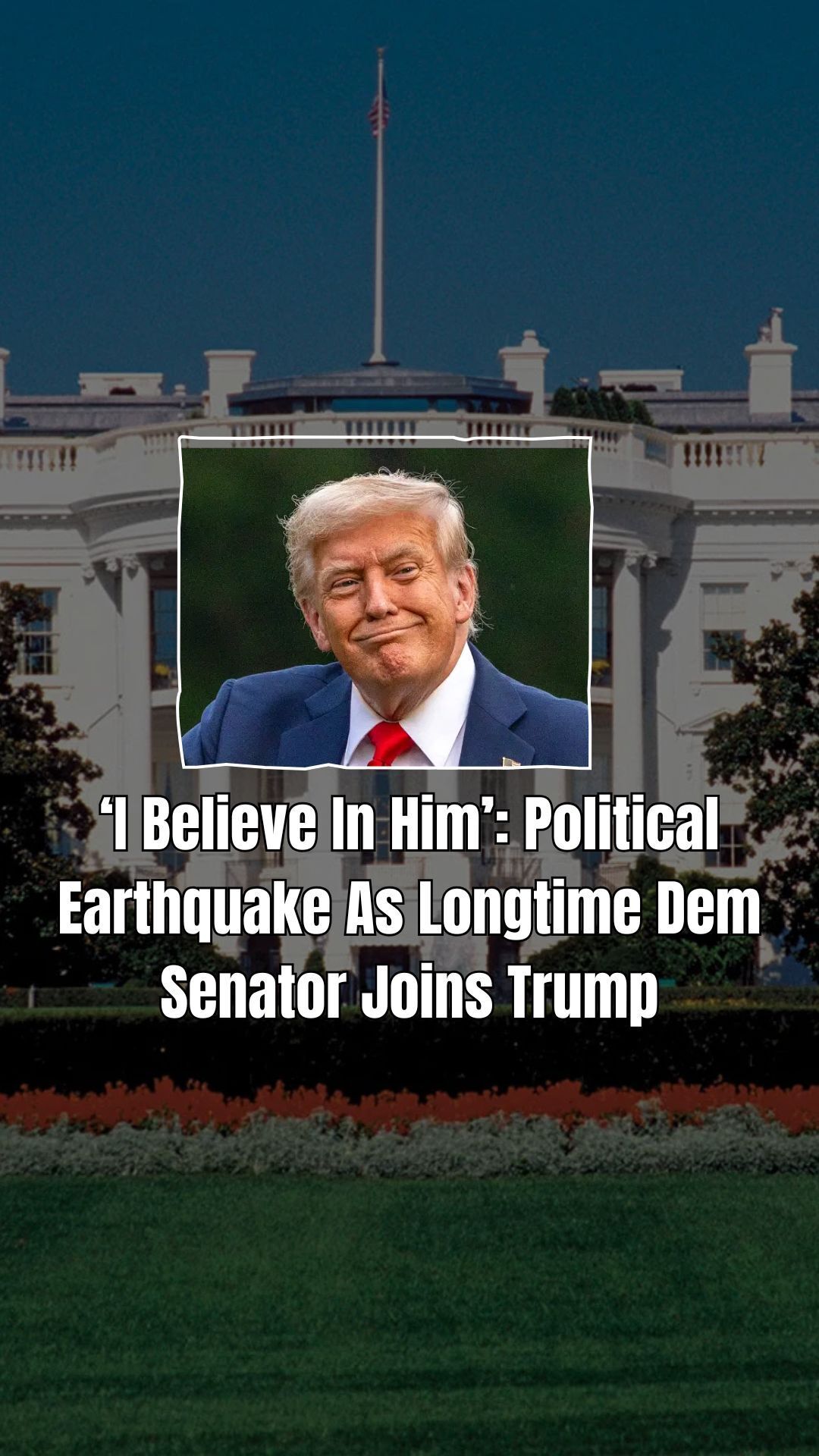 Former Dem Senator Says Only Trump Can Unite Country After Kirk Assassination