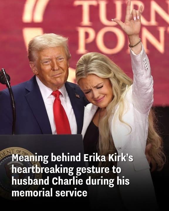 Erika Kirk’s Silent Tribute to Charlie: The Hidden Message in Her Memorial Gesture
