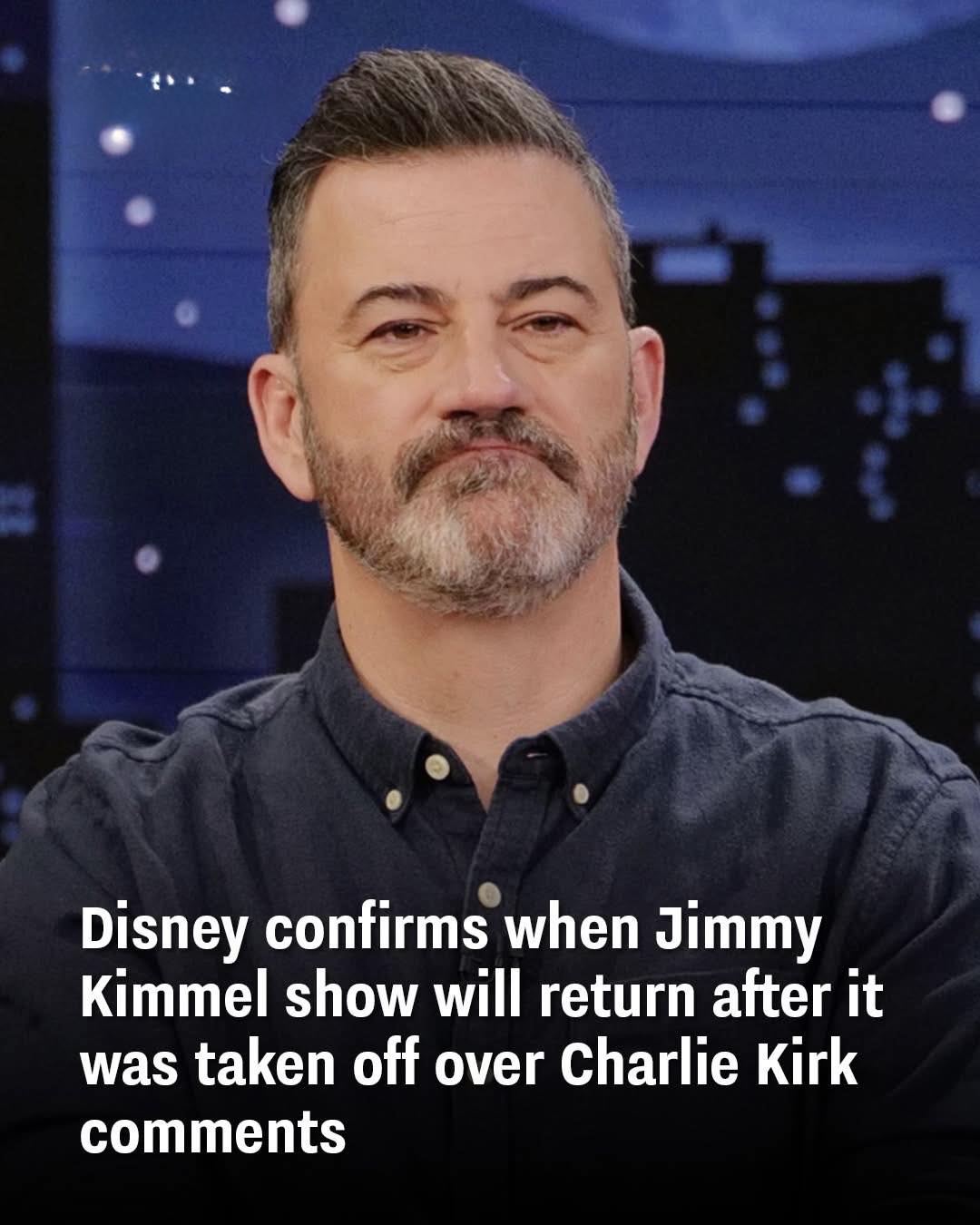 Disney Confirms Jimmy Kimmel’s Return After Suspension Over Charlie Kirk Remarks