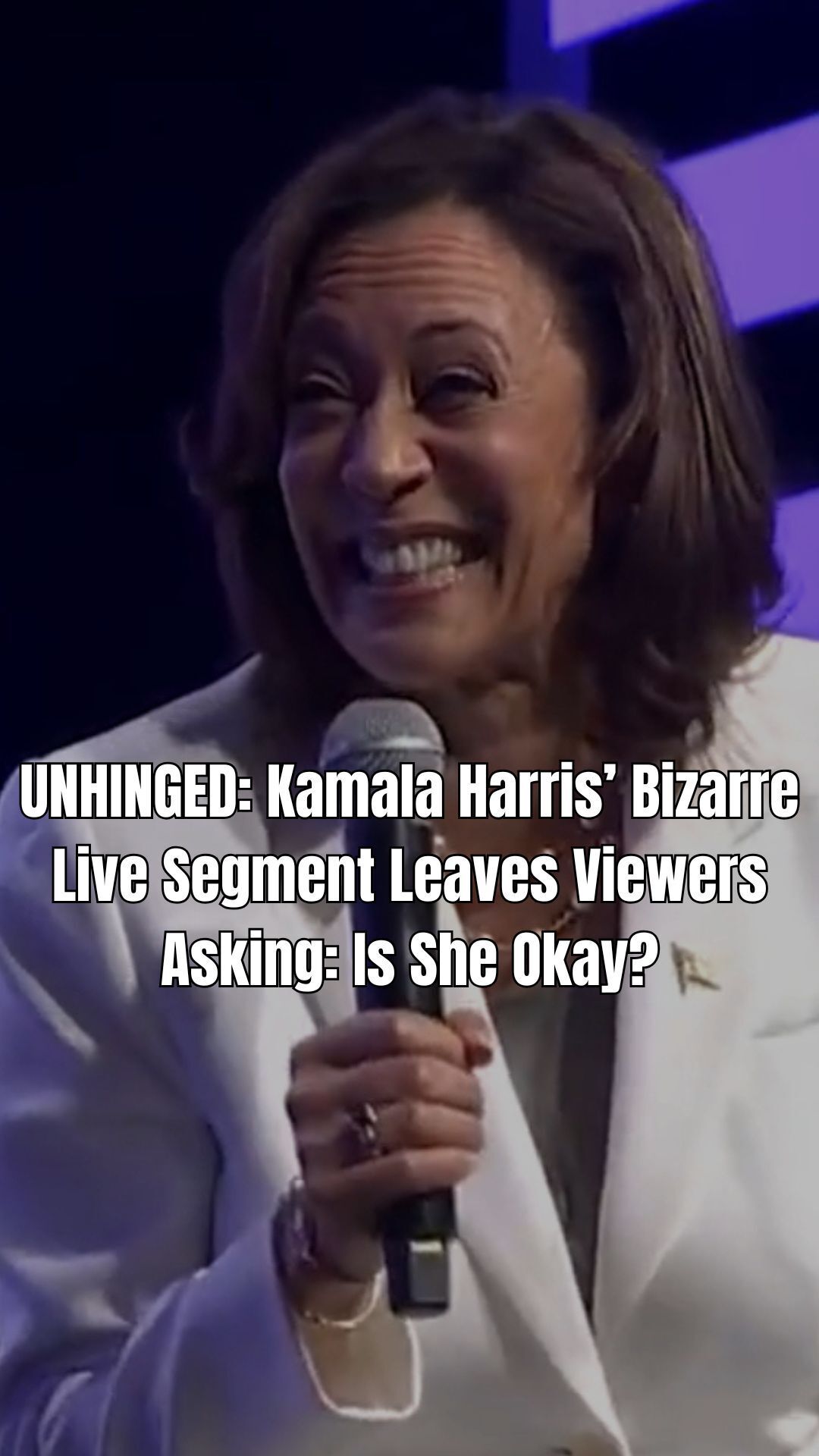Harris Makes Obviously False Claim About Her Election Loss to Trump
