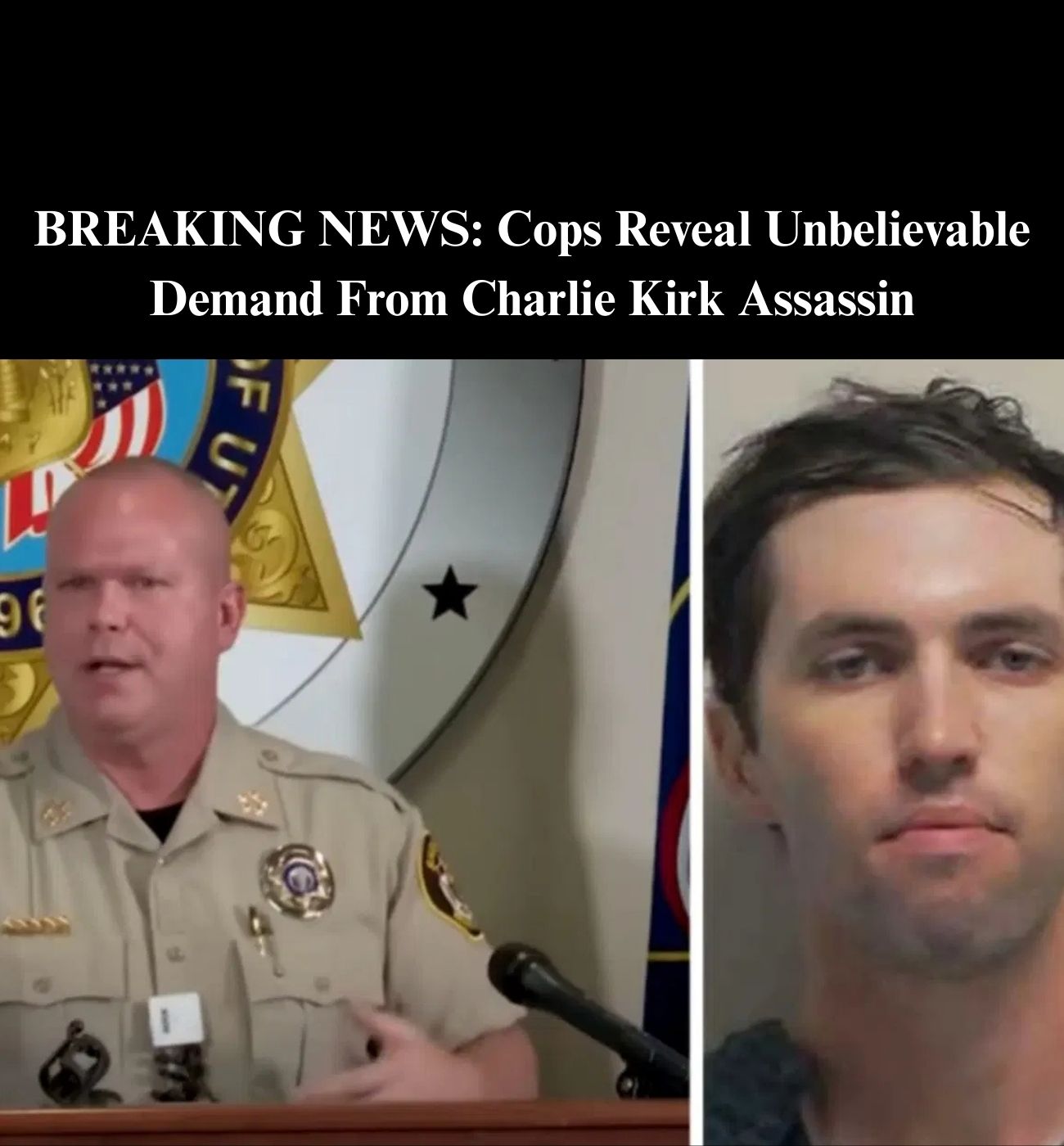 Sheriff Reveals Terms They Agreed To With Charlie Kirk Suspect
