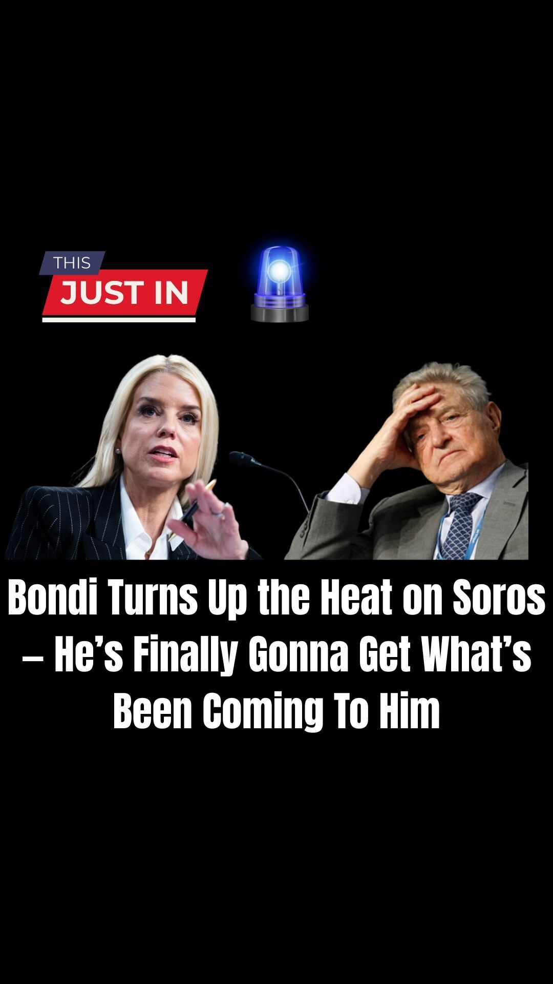 George Soros May Finally Be About to Face the Wrath of Trump