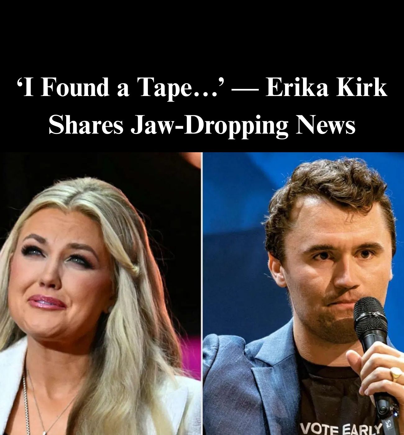 Erika Kirk Says Charlie Left Her ‘Everything’ To Continue His Mission
