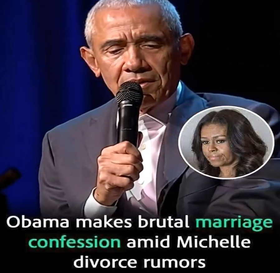 Barack Obama addresses divorce rumors