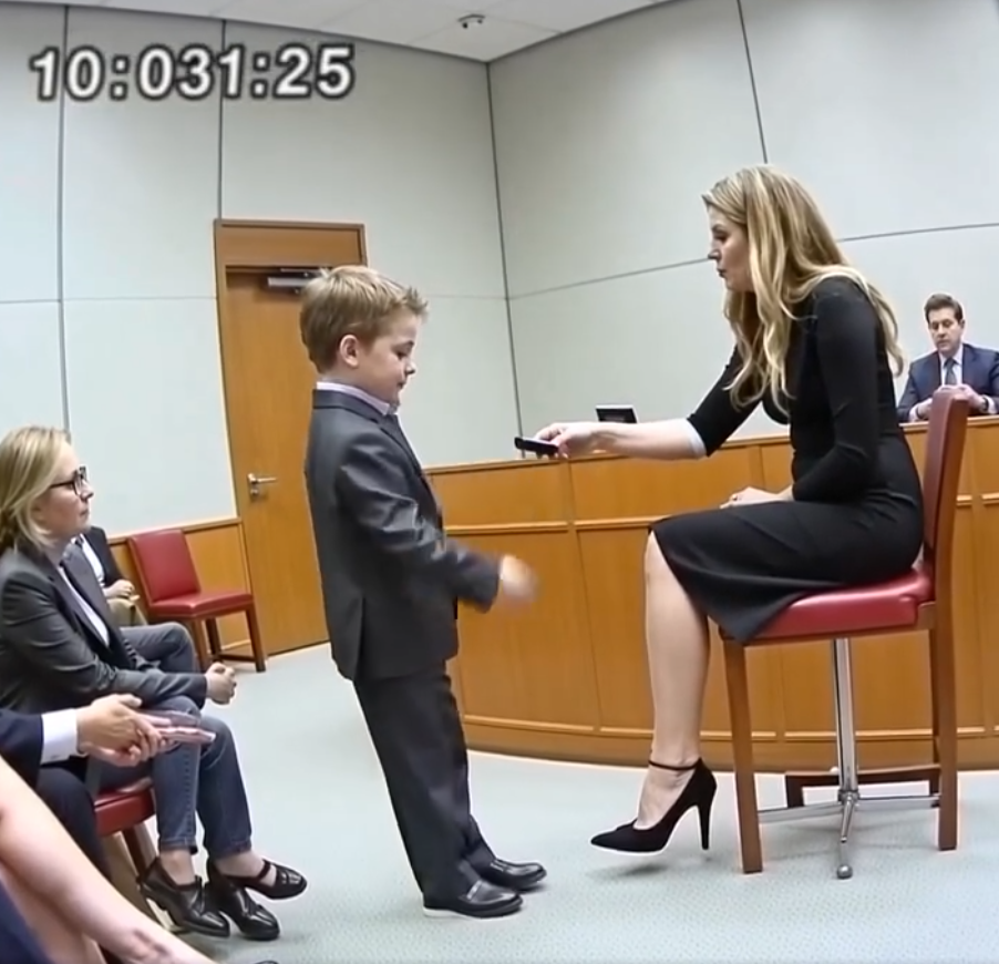 A Boy Presents Evidence That Surprises the Judge