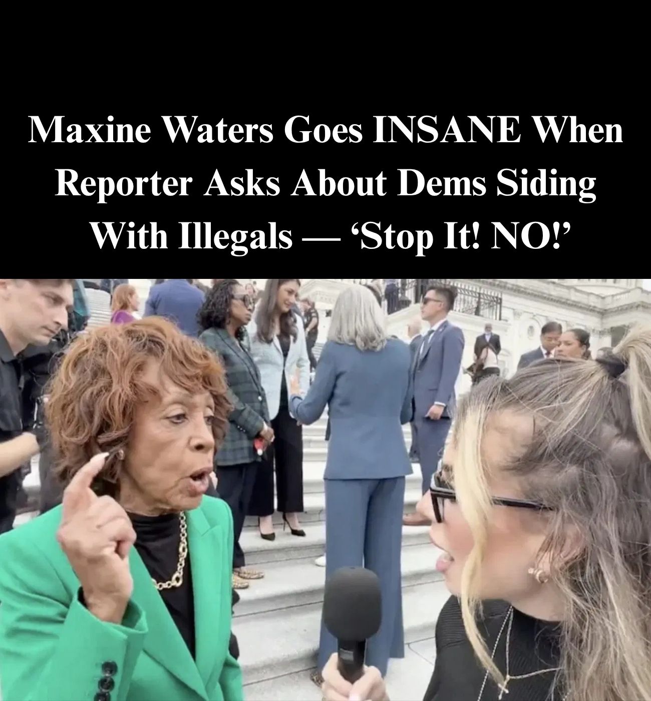 Maxine Waters Loses It After Admitting Dems Want Healthcare for Illegals