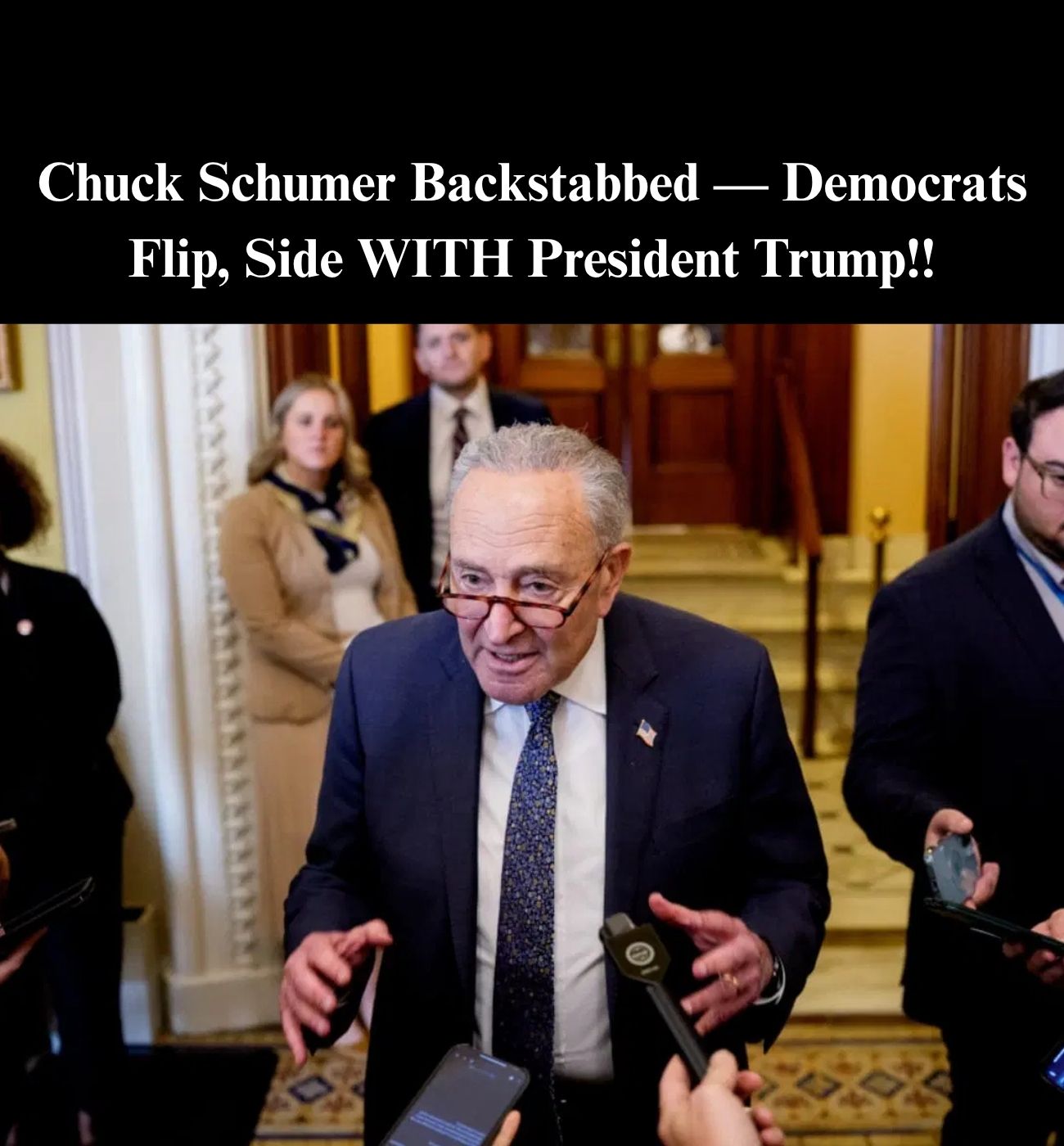 3 Dem Senators Buck Schumer, Vote On Government Funding Vote