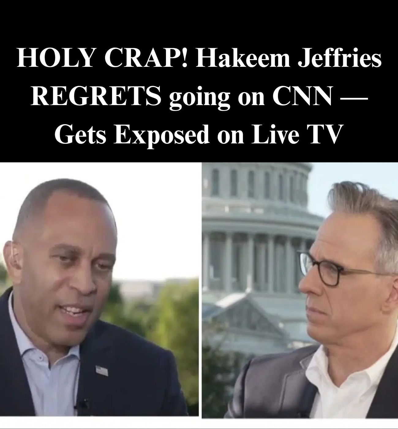 Tapper Corners Hakeem Jeffries Over Medicaid Provisions For Migrants