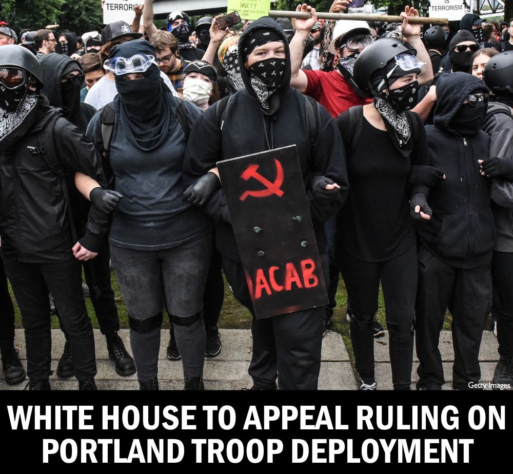 White House to Appeal Ruling on Portland Troop Deployment