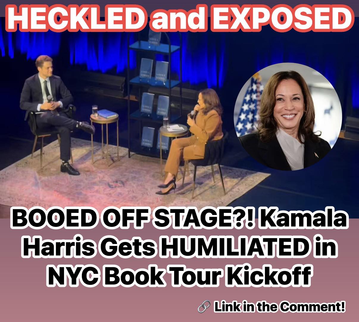 Kamala Harris’ Book Tour In NYC Goes Haywire…And It’s Such A Fitting Reason