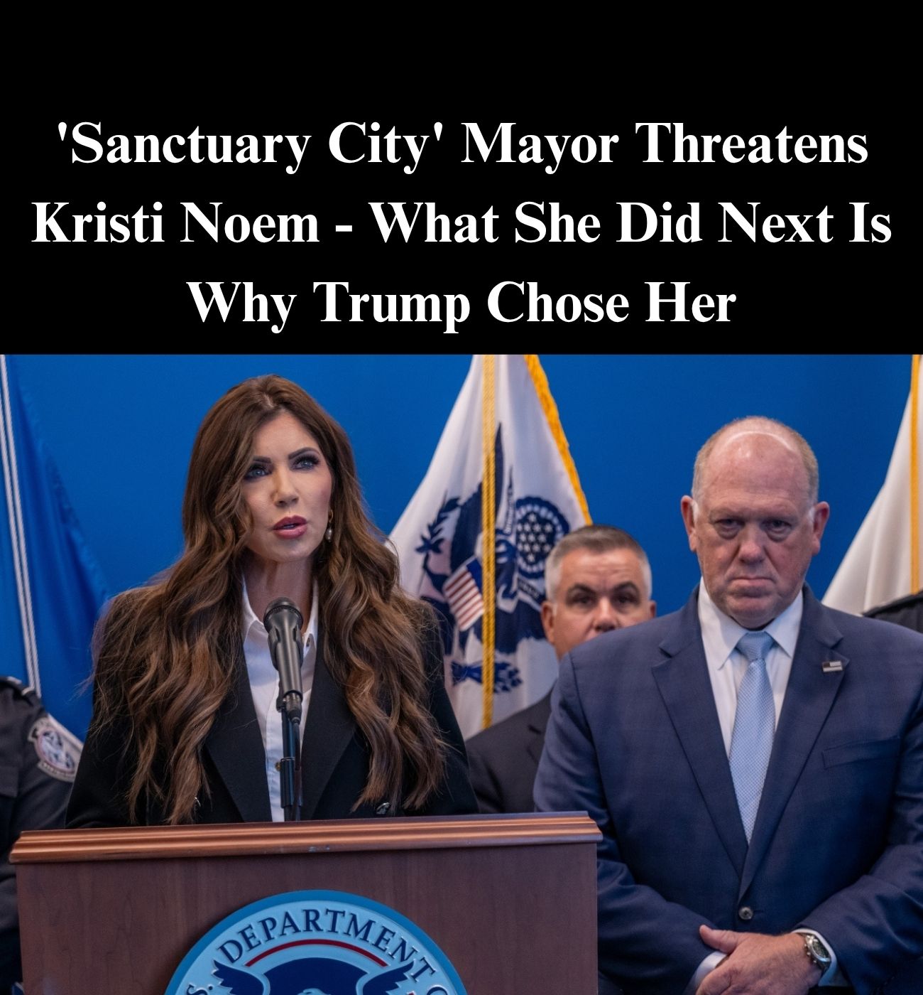 Noem Warns Portland Mayor: More Feds Coming If City Refuses Cooperation