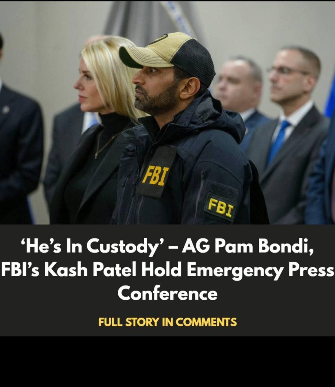 Bondi Announces Arrest Of Man Accused Of Threatening To Kill Another Leading Conservative
