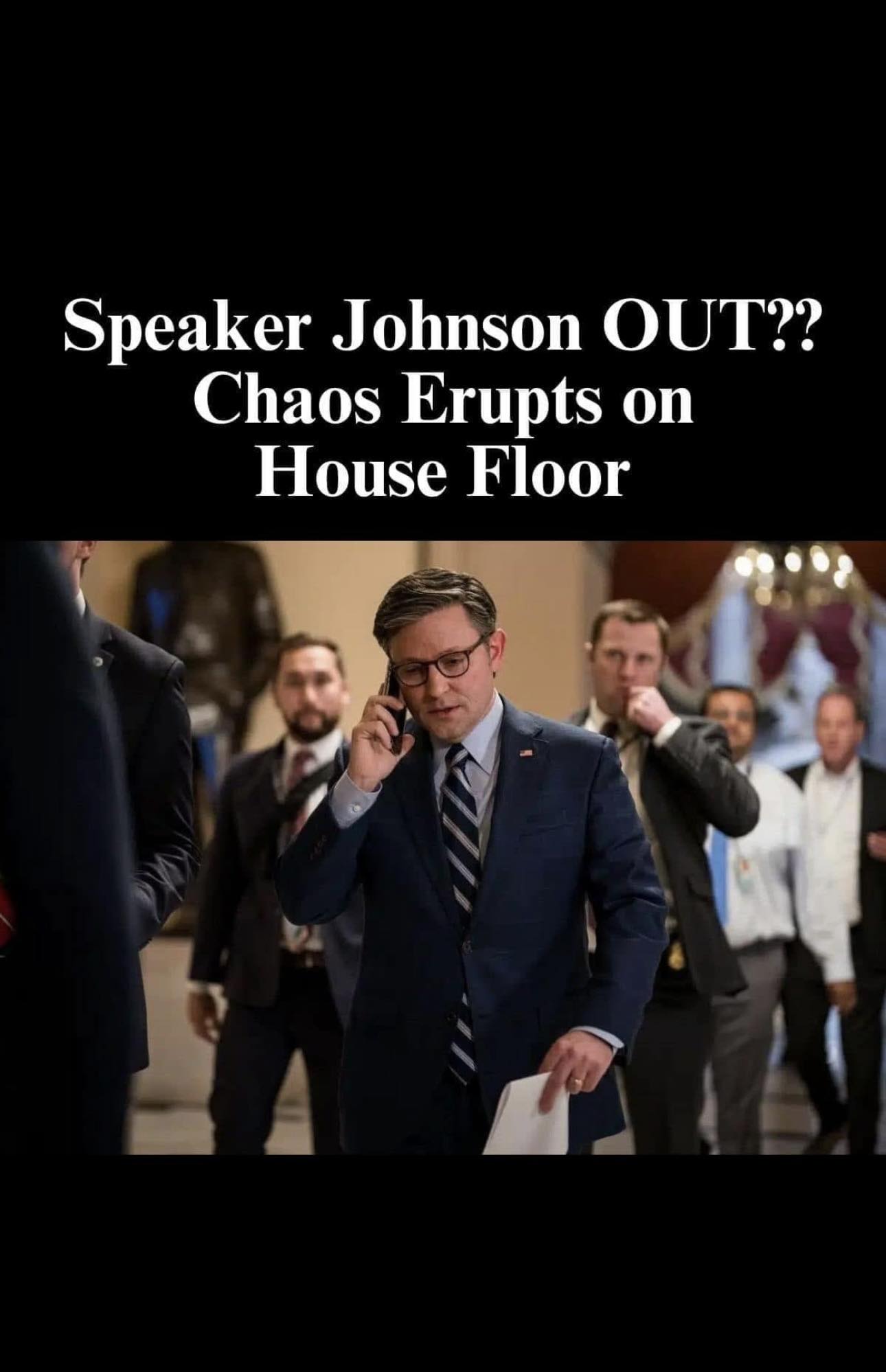 Johnson Rips Schumer’s Plan To Continue Govt. Shutdown